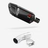 Lextek Carbon Fibre SP11C 200mm Exhaust with Link Pipe for Kawasaki Z900 RS (18-23)