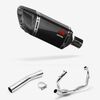 Lextek Carbon Fibre SP11C 200mm Exhaust System for Suzuki SV650 (03-15)