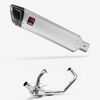 Lextek Stainless Steel ST7 Matt Exhaust System 400mm for KTM 1290 Super Duke (14-18)