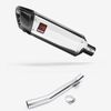 Lextek Polished Stainless Steel SP4 300mm Exhaust with Link Pipe for Suzuki GSF 600 Bandit (95-06)