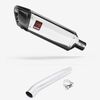 Lextek Polished Stainless Steel SP4 300mm Exhaust with Link Pipe for Suzuki GSXR 1000 (01-06)