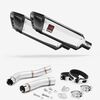 Lextek Polished Stainless Steel SP4 300mm Exhaust with Link Pipe for Yamaha YZF R1 (09-14)