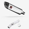Lextek Polished Stainless Steel SP4 300mm Exhaust with Link Pipe for Yamaha FZ1 (06-15)