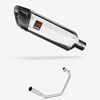 Lextek Polished Stainless Steel SP4 300mm Exhaust System for Lexmoto Venom / Viper 125