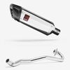 Lextek Polished Stainless Steel SP4 300mm Exhaust System for Lexmoto Adrenaline (EFI) 125