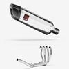 Lextek Polished Stainless Steel SP4 300mm Exhaust System for Suzuki GSX 1300 R Hayabusa (99-07)