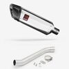 Lextek Polished Stainless Steel SP4 300mm Exhaust with Link Pipes