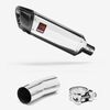 Lextek Polished Stainless Steel SP4 300mm Exhaust with Link Pipe for Suzuki GSXR 1000 (12-22)
