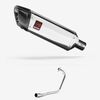 Lextek Polished Stainless Steel SP4 300mm Exhaust System for Lexmoto Valiant 125