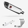 Lextek Polished Stainless Steel SP4 300mm Exhaust System for Suzuki GSF 600/650/1200 Bandit (95-06)