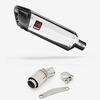 Lextek Polished Stainless Steel SP4 300mm Exhaust with Link Pipe for Kawasaki Versys-X 300 (17-18)