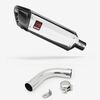 Lextek Polished Stainless Steel SP4 300mm Exhaust with Link Pipe for Honda CB1000R (08-17)