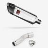Lextek Polished Stainless Steel SP4 300mm Exhaust with Link Pipe for Honda CMX500 Rebel (17-19)