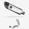 Lextek Stainless Steel SP4 Polished Exhaust System 300mm