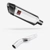 Lextek Polished Stainless Steel SP4 300mm Exhaust with Link Pipe for Kawasaki Versys 1000 (15-18)