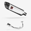 Lextek Polished Stainless Steel SP4 300mm Exhaust System for Lexmoto Diablo 125 / SRT125