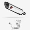 Lextek Polished Stainless Steel SP4 300mm Single Sided Exhaust System