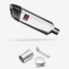 Lextek Polished Stainless Steel SP4 300mm Exhaust with Link Pipe