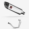 Lextek Polished Stainless Steel SP4 300mm Exhaust System for Yamaha YZF R3 (15-18)