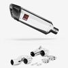 Lextek Polished Stainless Steel SP4 300mm Exhaust with Link Pipe