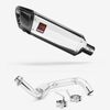 Lextek Polished Stainless Steel SP4 300mm Exhaust System for BMW G310 R / GS (16-24)