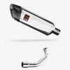 Lextek Stainless Steel SP4 Polished Exhaust System 300mm for Lexmoto Milano 125