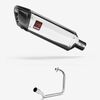 Lextek Polished Stainless Steel SP4 300mm Exhaust System for Honda CB125F/GLR125 (15-19)