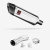 Lextek Polished Stainless Steel SP4 300mm Exhaust with Link Pipe for Suzuki GSX-S 1000 (15-20)