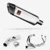 Lextek Polished Stainless Steel SP4 300mm Exhaust System for Honda VFR800 X Crossrunner (11-14)