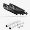 Lextek Carbon Fibre SP9C 300mm Exhaust with Link Pipes for Suzuki GSX 1300 R Hayabusa (08-17)