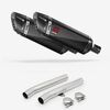 Lextek Carbon Fibre SP9C Gloss Exhaust 300mm with Link Pipes for Honda CBR1100XX Blackbird (96-07)