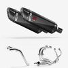 Lextek Carbon Fibre SP9C 300mm Exhaust System for Honda VFR800 (02-13)