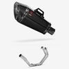 Lextek Carbon Fibre XP8C 210mm Exhaust System for Yamaha YZF R3/MT-03 (15-24)