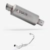 Lextek Stainless Steel GP1 Matt GP Stubby Exhaust System 240mm for Lexmoto LS-N 125
