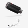 Lextek Carbon Fibre CP8C Exhaust System 150mm for Lexmoto LS-N 125