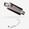 Lextek Dark Tint Stainless Steel OP16 Full Exhaust System 250mm for Lexmoto LS-N 125
