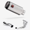 Lextek Matt Stainless Steel CP1 150mm Exhaust System for Kawasaki Z900 (20-24)