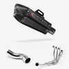 Lextek Carbon Fibre XP13C Exhaust System 210mm for Kawasaki Z900 (20-23)