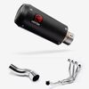 Lextek Carbon Fibre CP9C 180mm Exhaust System for Kawasaki Z900 (20-24)