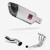 Lextek Stainless Steel SP5 Matt Exhaust System 200mm for Kawasaki Z900 (20-23)
