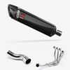 Lextek Carbon Fibre SP7C 400mm Exhaust System for Kawasaki Z900 (20-24)