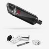 Lextek Carbon Fibre SP9C Gloss Exhaust 300mm with Link Pipe for Kawasaki Ninja 1000SX (20- )