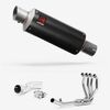 Lextek Carbon Fibre GP8C 240mm Exhaust System for Kawasaki Z H2 (20-24)