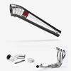 Lextek Polished Stainless Steel MP4 300mm Exhaust System for Kawasaki Ninja 1000SX (20- )