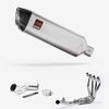 Lextek Stainless Steel VP1 Matt Exhaust System 300mm for Kawasaki Ninja 1000SX (20- )