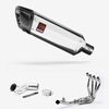Lextek Polished Stainless Steel SP4 300mm Exhaust System for Kawasaki Ninja 1000SX (20- )