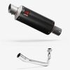 Lextek Carbon Fibre GP8C 240mm Exhaust System for Lexmoto Pegasus 300