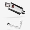 Lextek Stainless Steel OP4 Polished Exhaust System 200mm for Lexmoto Pegasus 300