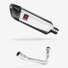 Lextek Polished Stainless Steel SP4 300mm Exhaust System for Lexmoto Pegasus 300