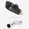 Lextek Carbon Fibre XP13C 210mm Exhaust with Link Pipe for Kawasaki Z900 (20-23)